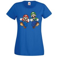 Youth Designz T-Shirt Mario & Luigi Damen T-Shirt mit modischem Frontprint von Youth Designz