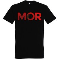 Youth Designz T-Shirt Marokko Herren T-Shirt im Fußball Look mit MOR Frontprint von Youth Designz