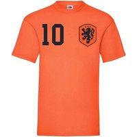 Youth Designz T-Shirt Niederlande Holland Herren T-Shirt im Fußball Trikot Look mit trendigem Motiv von Youth Designz