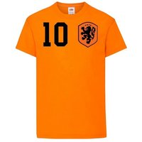 Youth Designz T-Shirt Niederlande Kinder T-Shirt im Fußball Trikot Look mit trendigem Print von Youth Designz