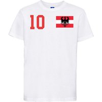 Youth Designz T-Shirt Österreich Kinder T-Shirt im Fußball Trikot Look mit trendigem Motiv von Youth Designz