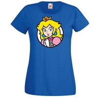 Youth Designz T-Shirt Peach Damen Shirt mit Retro Prinzessin Print von Youth Designz