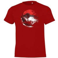 Youth Designz T-Shirt Poke Stern Ball Kinder Shirt für Jungen und Mädchen mit trendigem Front Print von Youth Designz