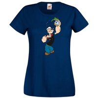 Youth Designz T-Shirt Popeye Damen Shirt mit lustigem Frontprint von Youth Designz