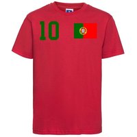 Youth Designz T-Shirt Portugal Kinder T-Shirt im Fußball Trikot Look mit trendigem Motiv von Youth Designz
