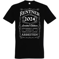 Youth Designz T-Shirt RENTNER 2024 Herren T-Shirt Rente Geschenk mit lustigem Spruch zum Ruhestand von Youth Designz