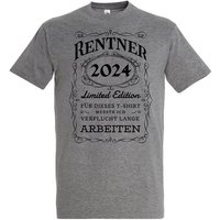 Youth Designz T-Shirt RENTNER 2024 Herren T-Shirt Rente Geschenk mit lustigem Spruch zum Ruhestand von Youth Designz