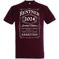 Youth Designz T-Shirt RENTNER 2024 Herren T-Shirt Rente Geschenk mit lustigem Spruch zum Ruhestand von Youth Designz