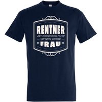 Youth Designz T-Shirt "Rentner, Mein Einziger Chef Ist Nun Meine Frau" Herren Shirt mit lustigem Frontprint von Youth Designz