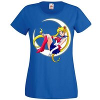 Youth Designz T-Shirt Sailor Moon Damen T-Shirt Mit trendigem Frontprint von Youth Designz