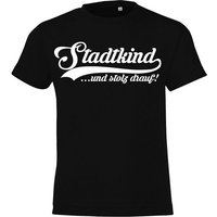 Youth Designz T-Shirt Stadtkind Kinder Shirt für Jungen und Mädchen mit trendigem Frontprint von Youth Designz