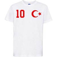 Youth Designz T-Shirt Türkei Kinder T-Shirt im Fußball Trikot Look mit trendigem Motiv von Youth Designz