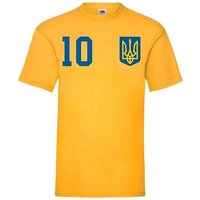 Youth Designz T-Shirt Ukraine Herren T-Shirt Trikot mit trendigem Motiv von Youth Designz