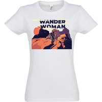 Youth Designz T-Shirt Wander Woman Damen T-Shirt Mit modischem Print von Youth Designz