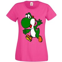 Youth Designz T-Shirt Yoshi Damen T-Shirt mit trendigem Retro Print von Youth Designz