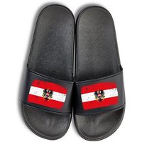 Youth Designz Vintage Austria Unisex Badelatschen Flip Flops Badeschuh mit lustigen Logo für Damen und Herren von Youth Designz