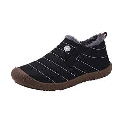 Yowablo Golfschuhe Kampfsportschuhe Kletterschuhe Leichtathletikschuhe Straßenlaufschuhe Traillaufschuhe Radsportschuhe Reitstiefelette Thermostiefel Reitstiefel Schneestiefel (40 EU,Damen-Schwarz) von Yowablo