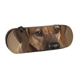 YsoLda Federmäppchen, Federmäppchen, tragbares Federmäppchen, Ledertasche für das Schulbüro, Rhodesian Ridgeback von YsoLda