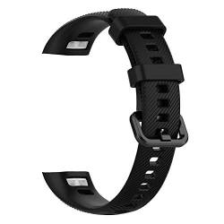 Silikon Uhrenarmband mit Schnalle für Huawei Band 3 Pro und Band 4 Pro, Schnellverschluss Ersatzarmband Unisex Volltonfarbe Silikon Smart Armband Ersatzband von Ysoom