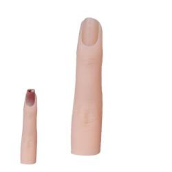 Ysvnlmjy Nagel-Finger-Übungen,Nagel-Übungs-Finger,Nageltrainingsfinger für die Manikürepraxis - Künstlicher Nagelfinger, Nagelübungsfingerhand mit flexiblen Gelenken für verbesserte -Fähigkeiten von Ysvnlmjy