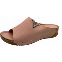 Yu&Luk Pantolette aus Leder, Sandale, offener Schuh, Sommerschuh, Schlappen Pantolette von Yu&Luk