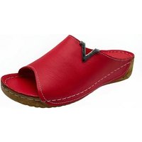 Yu&Luk Pantolette aus Leder, Sandale, offener Schuh, Sommerschuh, Schlappen Pantolette von Yu&Luk