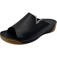 Yu&Luk Pantolette aus Leder, Sandale, offener Schuh, Sommerschuh, Schlappen Pantolette von Yu&Luk