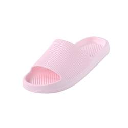 Damen Hausschuhe Herren Super Weich Schuhe Sandalen rutschfeste Badeschuhe Bequem Badelatschen Eva Badeschlappen Cozy Slides Slippers Unisex Schlappen (Pink-a, 36-37) von YueYue