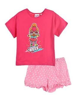 L.O.L. Surprise! Sommer Schlafanzug Shorty Pyjama-Set kurz (110, Pink) von Yuhu.kids