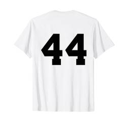 Nummer 44 (Nummer auf der Rückseite) Team Trikot Geburtstag T-Shirt von Yukon Bays