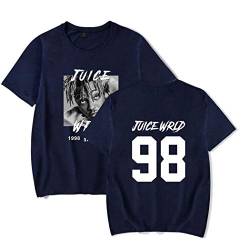 Yumenam Unisex T-Shirt Musterdruck Kurzarm Rundhals Sommer Casual Tee Hip Hop Tops Shirts für Fans von R.I.P Rapper von Yumenam