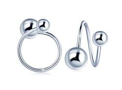 Yumilok 925 Sterling Silber Hoop Nasenringe Hoop chirurgische Piercing für Helix Tragus Knorpel Lippe Augenbraue für Damen Mädchen von Yumilok