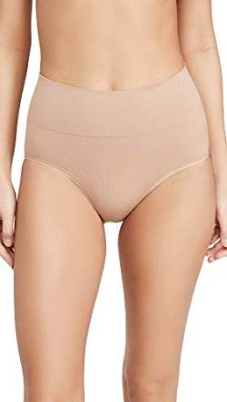 Yummie Damen Livi Comfortably Curved Shaping Brief Shapewear-Unterhose, Mandel, L-XL von Yummie