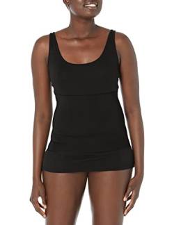 Yummie Damen Pearl Comfort Control 3-Panel Shaping Tank Trägershirt/Cami Shirt, schwarz, Klein von Yummie