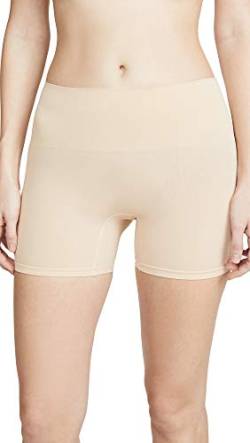 Yummie Damen Ultralight Seamless Short Taillen-Shapewear, beige, Medium-Large von Yummie