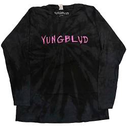 Yungblud T Shirt Scratch Logo Nue offiziell Dip Dye Schwarz Long Sleeve XXXXL von Yungblud
