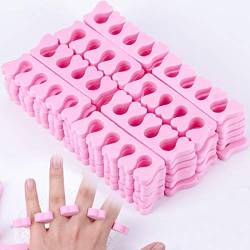 50 stücke Weichen Schaum Schwamm Zehenspreitzer Finger Teiler Weichen Schwamm Finger Teiler Spacer Nail art Maniküre Pediküre Werkzeuge Gelpoliermittel Beschichtung Malerei Pediküre Maniküre Zubehör W von Yunnyp