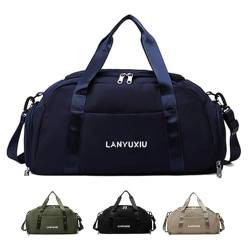 Kabinentasche 40 x 20 x 25 für Ryanair unter dem Sitz, Flugtasche, recyceltes PET, umweltfreundlich, Reise-Reisetasche, Handgepäck, Reisetasche für Damen und Herren, blau, A von Yunshengmy