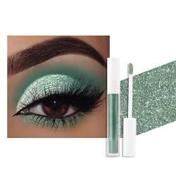 10 Farben Flüssiger Lidschatten Glitzer Metallic Lidschatten zum Aufhellen der Augen Liquid Eyeliner mit Funkeln Glitzer Finish Glattes Schimmer Augen Make-up Geschenk für Frauen von Yunyahe