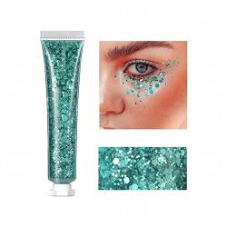 6 Farben Diamant-Glitter Flüssiger Glitzer Metallic Lidschatten zum Aufhellen der Wasserdichtes Liquid Eyeliner mit Funkeln Glitzer Finish Glattes Schimmer Augen Make-up Geschenk für Frauen von Yunyahe