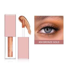 Glitzer Flüssig Lidschatten, Glitzer Liquid Lidschatten, Diamond Glitter Eyeliner Liquid, Waterproof Long-lasting Quick Drying Lidschatten Makeup Für Cosplay Party Makeup Geschenk für Frauen von Yunyahe