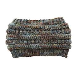 Yurosiay Damen Winter Stirnband Bunt Gestrickte Stirnband Verdicken Fleece Haarband Weiche Elastische Kopfband Breit Damen Wärmer Strick Stirnband Strick Headwrap für Frauen Mädchen Hellgrau von Yurosiay