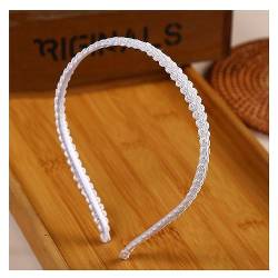 Yurosiay Weiße Haarreifen Braut Elegant Geflochtene Haarkrone Damen Stirnband Stoff Hochzeit Gewebte Drehkordel Haarreif Braut Kopfschmuck Rutschfest Haarbänder für Mädchen Hochzeit Party 2# von Yurosiay