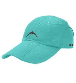 Yutdeng Basecap Herren Damen wasserdichte Baseballkappe Schnelltrocknend Unisex Baseball Cap Herren Verstellbar Mesh Kappe Atmungsaktive Sonnenhut Outdoor Leichte Sport Cap Faltbar Hut Sommermütze von Yutdeng