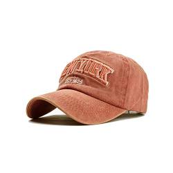 Yutdeng Retro Vintage Basecap New York Unisex Distressed Washed Baumwolle Kappe Outdoor Freizeit Hut Distressed Stickerei Cap Herren Baseballkappe Damen von Yutdeng