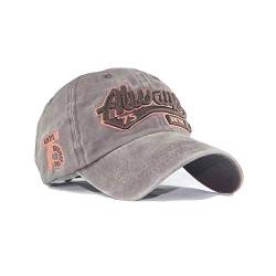 Yutdeng Retro Vintage Basecap New York Unisex Distressed Washed Baumwolle Kappe Outdoor Freizeit Hut Distressed Stickerei Cap Herren Baseballkappe Damen von Yutdeng