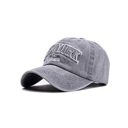 Yutdeng Retro Vintage Basecap New York Unisex Distressed Washed Baumwolle Kappe Outdoor Freizeit Hut Distressed Stickerei Cap Herren Baseballkappe Damen von Yutdeng