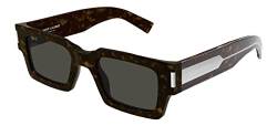 Saint Laurent Sonnenbrillen SL 572 Dark Havana/Grey 50/22/145 Unisex Brillen für Erwachsene von Yves Saint Laurent