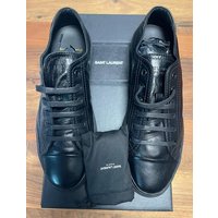 YVES SAINT LAURENT SAINT LAURENT YSL Retro Black Low-Top Catwalk Sneakers Schuhe Trainers Sneaker von Yves Saint Laurent