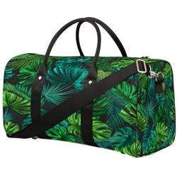 Hawaiian Palm Tree Travel Duffle Bag for Men Women Ocean Theme Overnight Weekender Bag Foldable Travel Duffel Bag Large Sports Gym Bag Waterproof Luggage Tote Bag Tear Resistant, Mehrfarbig, 17.4 x von Yzrwebo